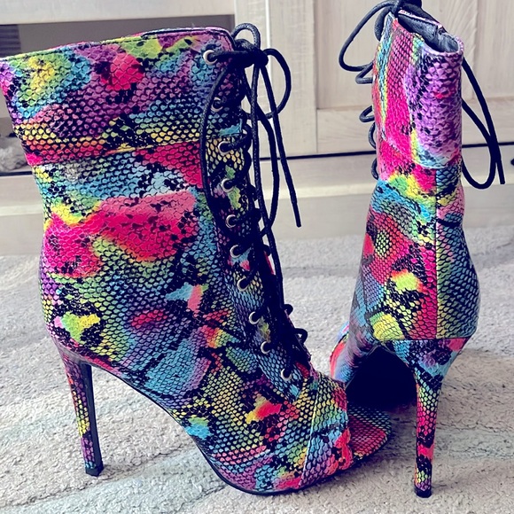 Multi-Color Heels NEVER Worn! - Picture 3 of 4